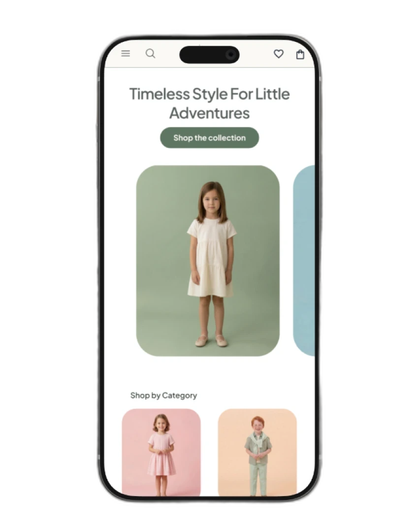 Libi Kids home screen on iPhone