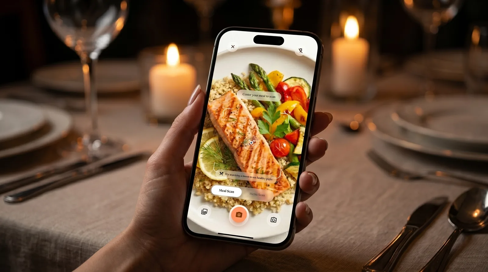 SnapDish — scanning a meal